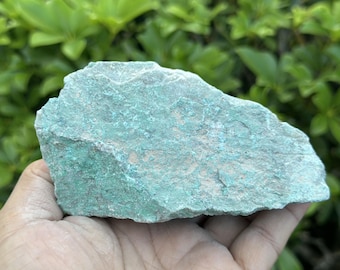 Large Natural Chrysocolla Rough Stone – Blue Green Crystal for Home Décor