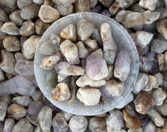 Spirit Quartz Chips 10–30mm – Tumbled Clear Quartz for Jewelry Making, Resin Art