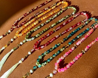 Corda di preghiera ortodossa con perline di vetro per preghiere quotidiane e regali