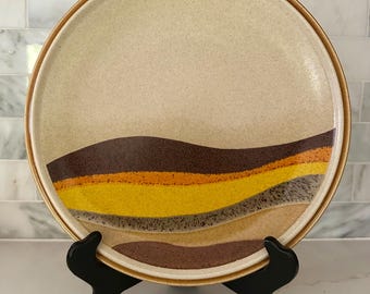 Vintage Mikasa Stylecraft Desert Waves Dinner Plates