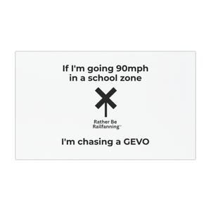 Funny Railfan Car Magnet