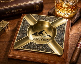 Vintage Oak Veneer Rollodor Self-Standing Ashtray - Etsy 日本