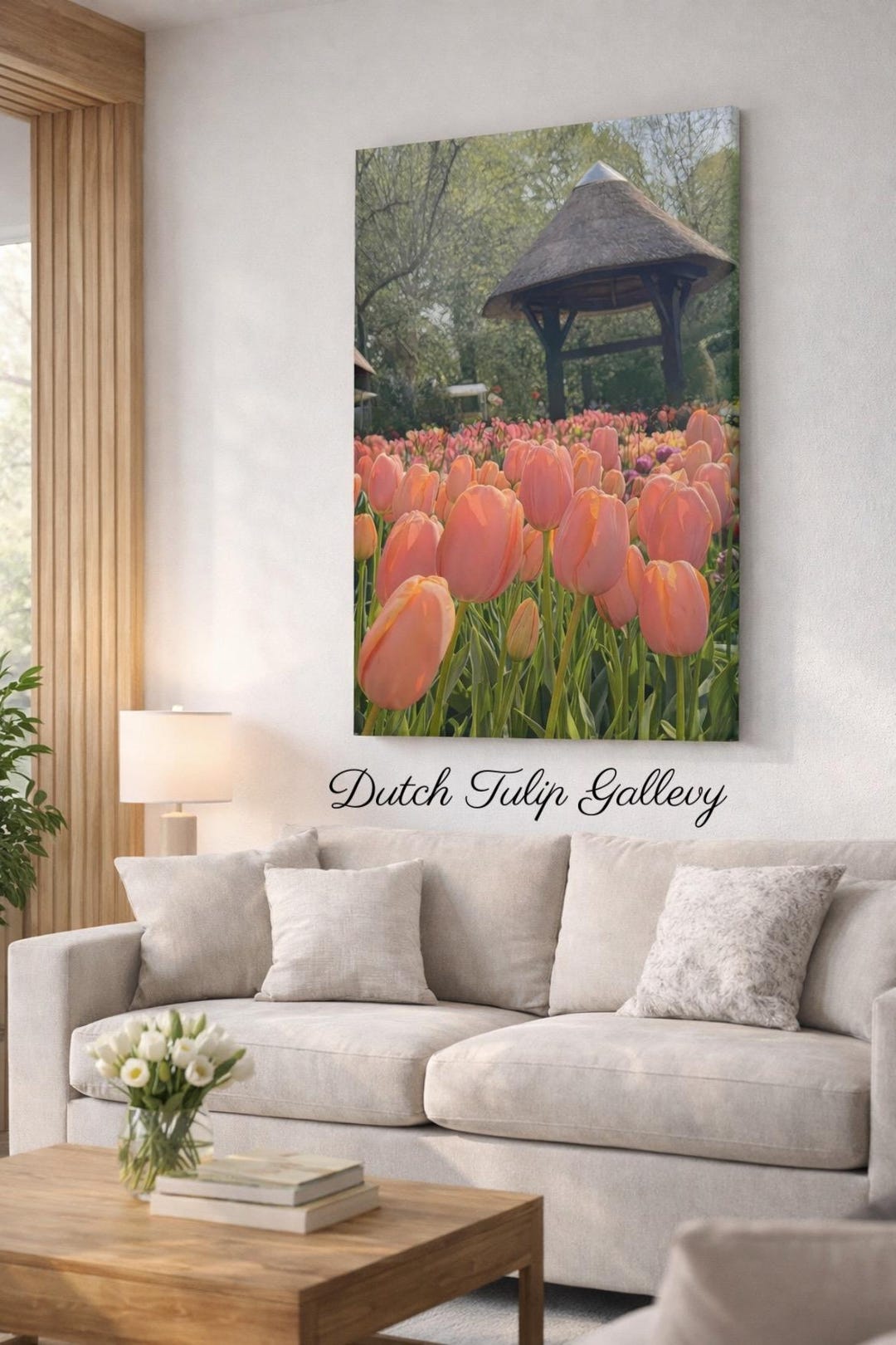 Spring Tulip Symphony – Floral Canvas Wall Art - Etsy