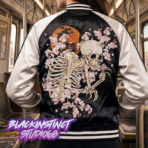 Sukajan Jacket Skull - Etsy