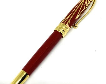 Vintage Montblanc-balpen met geschenkverpakking en wereldwijde verzending