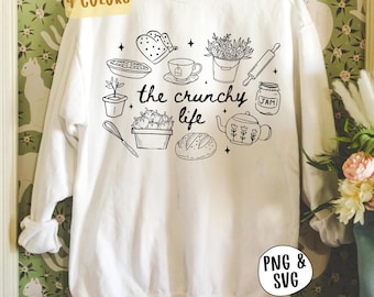 The Crunchy Life Svg PNG, Crunchy Mom Design, In My Homestead Era, oma png
