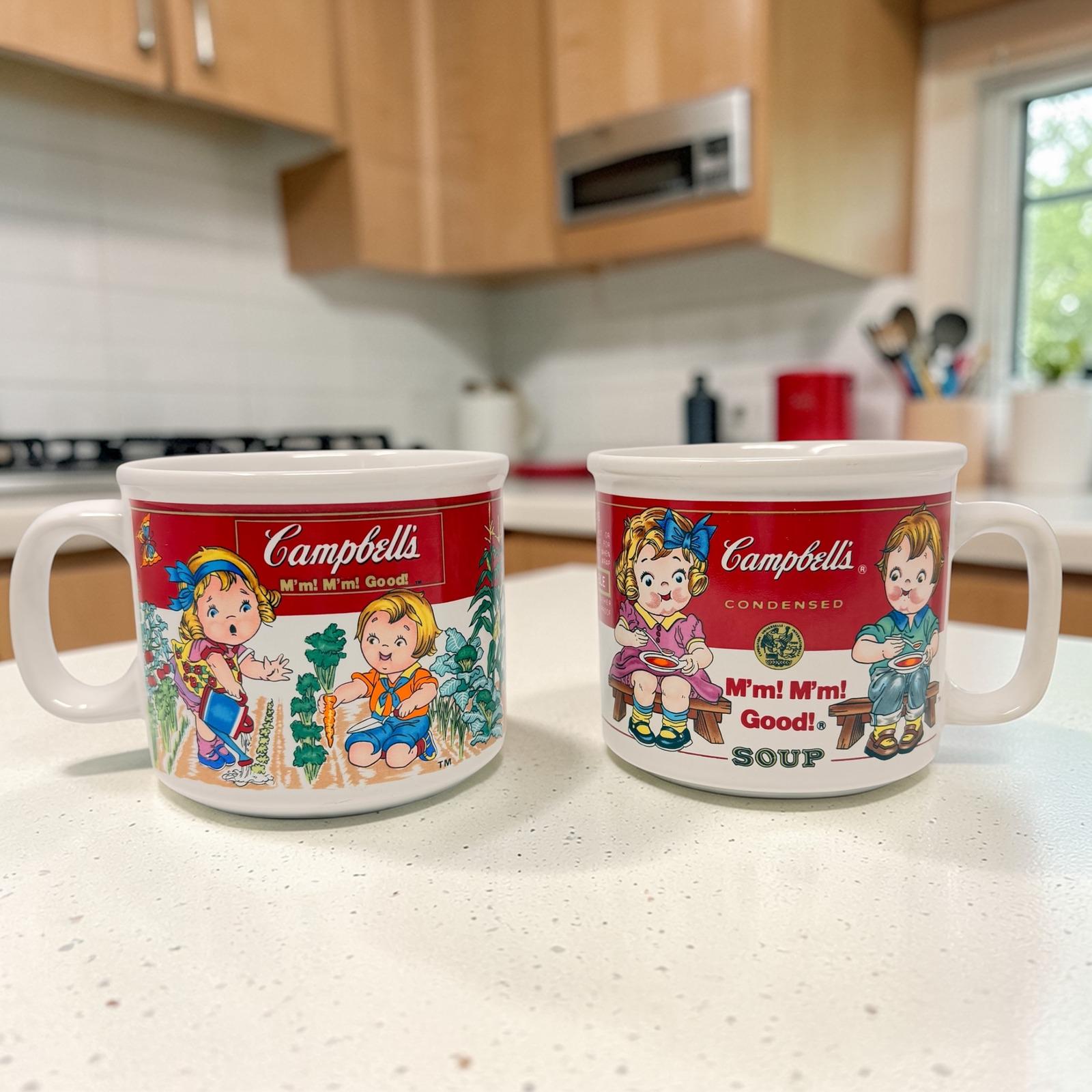 Campbell Soup Mug Set - Etsy