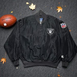 Pro Line Oakland Raiders Starter Jacket - Etsy