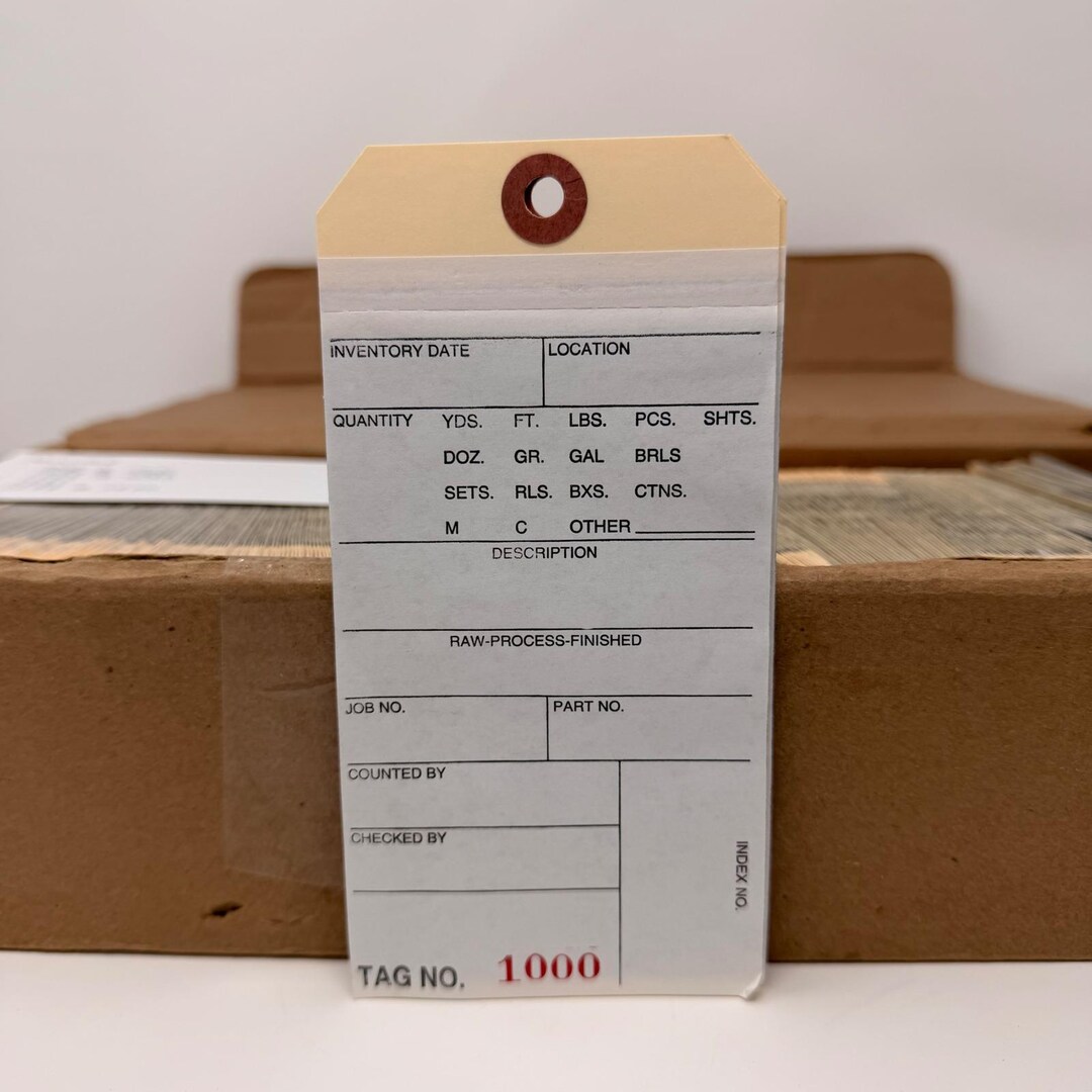 Inventory Tags – 6