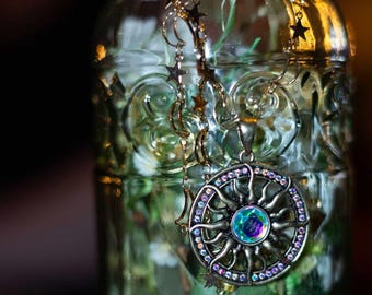 Money Manifestation Jar | Abundance Spell Jar, Prosperity Witchcraft, Crystal Magic Made to order