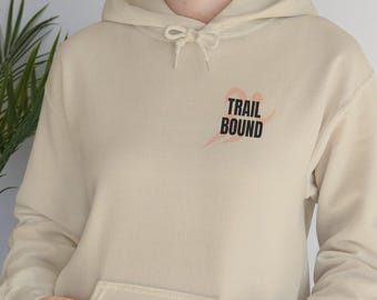Trail Bound hoodie | Minimalist Trail Running Sweatshirt, marathon shirt, run shirt