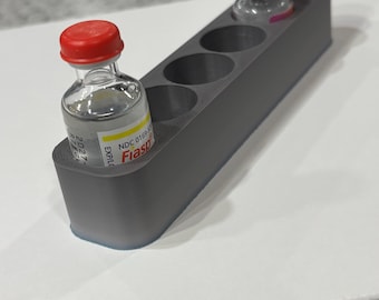 Insulin/Peptide vial tray (customizable holding amount and size)