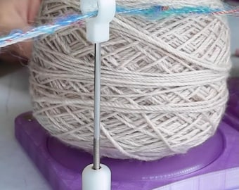 Knitting Crochet Accessories: Colorwork Yarn Guide, Stitch Marker, Needle Stopper, Row Counter, Gauge Ruler, Cutter, Cable Needle