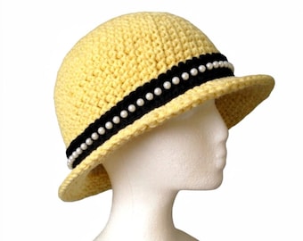 Crochet Sun Hat Pattern PDF, Wide Brim Summer Beach Hat, Floppy Sun Hat Tutorial, Women's Crochet Hat, Instant Download