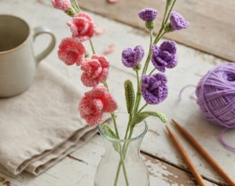 Crochet Flower Pattern PDF, Easy Crochet Bouquet, DIY Amigurumi Flowers, Realistic Floral Decor, Wedding Gift Idea