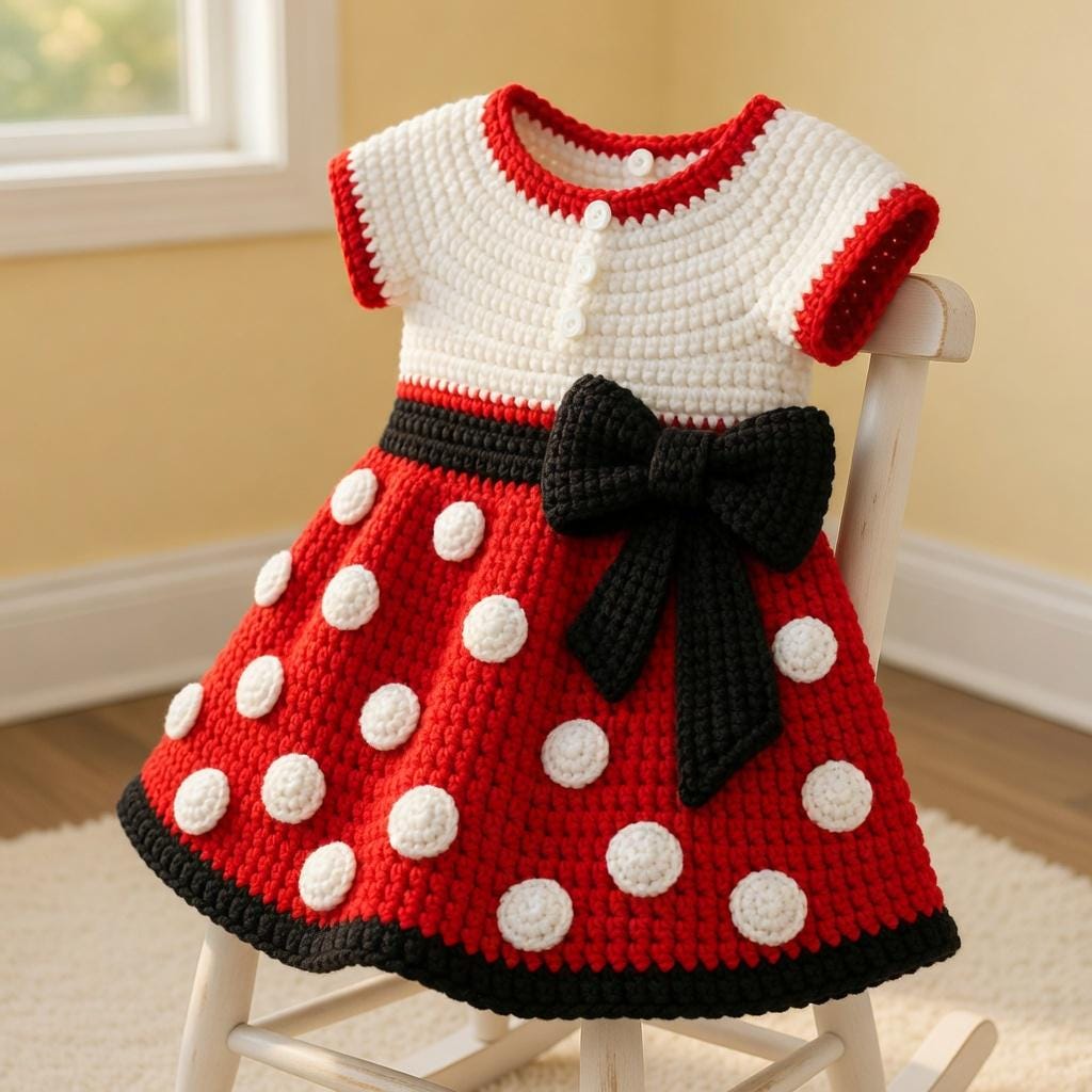Crochet Minnie Mouse Dress Pattern - Etsy