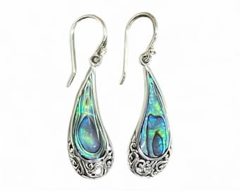 Abalone Paisley Earrings