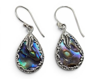 Abalone Teardrop Earrings