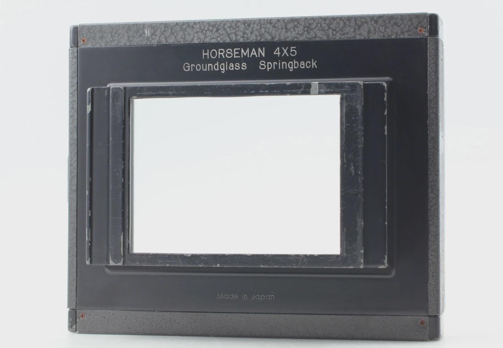 Horseman Ground Glass Spring Back 4x5 Film Holder for 6X9 From