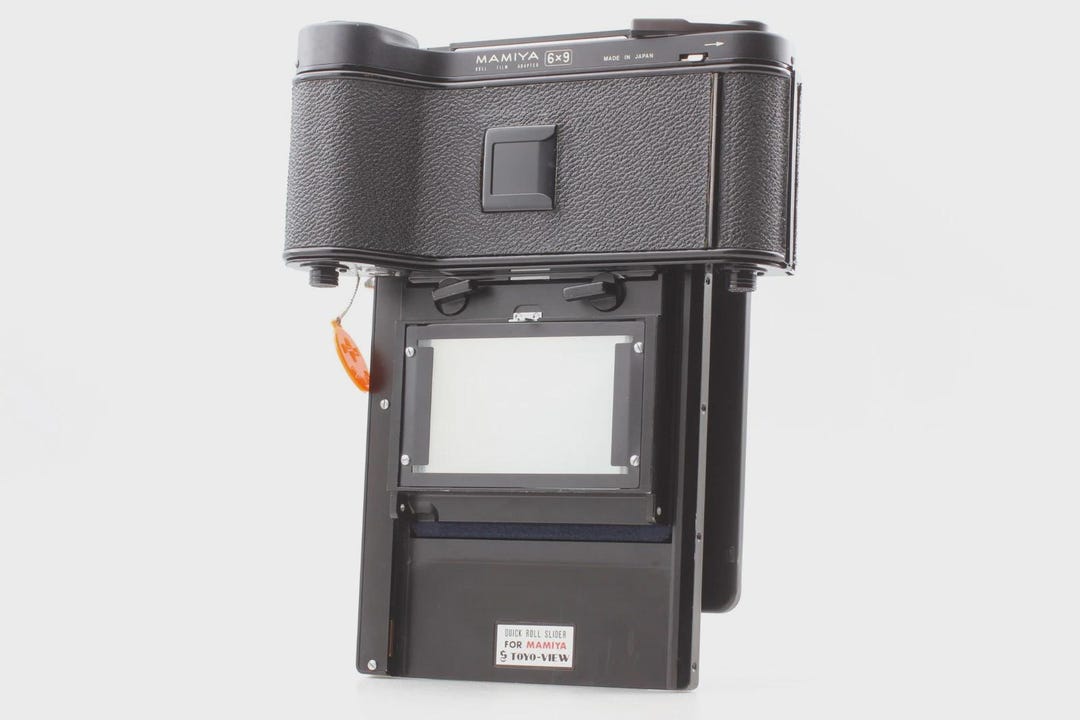 Near Field Camera Adapter Toyo Quick Roll Slider Film Back Adapter 6x9 Focusing Finder JAPAN ...