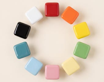 Square Cabinet Knobs, Modern Drawer Knobs, Dresser Knob, Kitchen Cabinet Hardware, Furniture Knobs, Cupboard Handles, Kids Room Decor