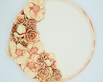 So Amanda {Food Safe Floral Serving Platter or Dish—Various Sizes}