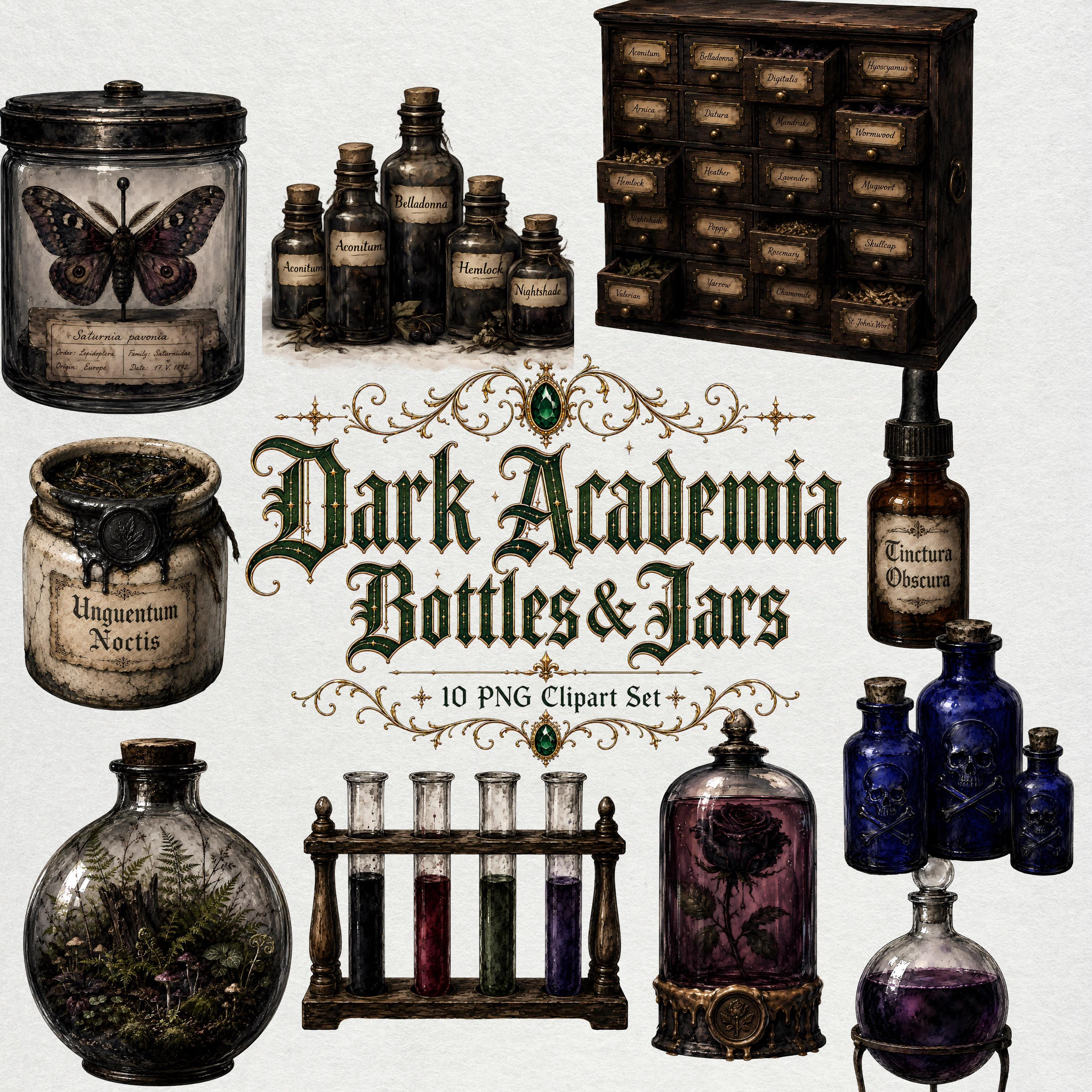 Dark Academia Jar - Etsy