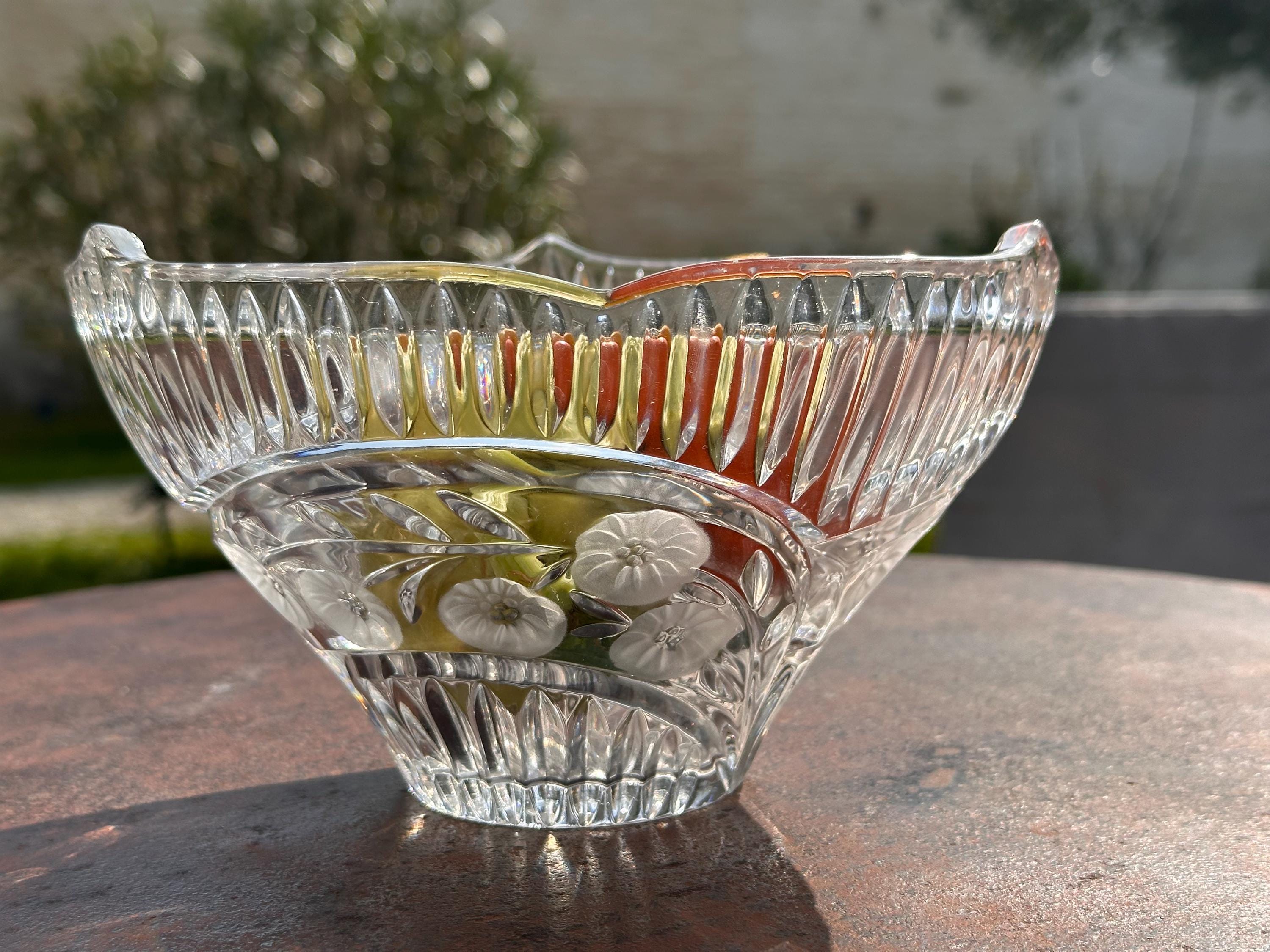Salatschale glas groß