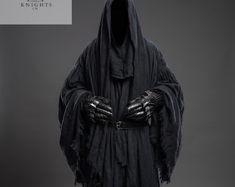 Cape, robe de Nazgûl, robe de cavalier noir, costume de Nazgûl, tenue d'Halloween