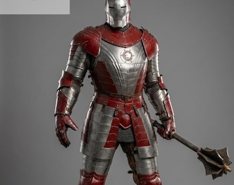 Handmade Medieval Iron Man Inspired Full Body Armor Suit - Wearable Steel Knight Armor for MARVEL Cosplay - Fantasy Warrior Costume Suit