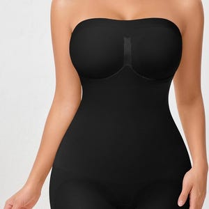 Ultra dehnbarer Body zur Bauchkontrolle für Frauen: Sanfte Kompression, nahtlose Formwäsche für eine schlanke, glatte Silhouette unter Kleidern, Sarees