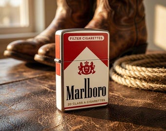 Encendedor Marlboro antiguo - Nuevo y sin usar - Artículo de colección raro