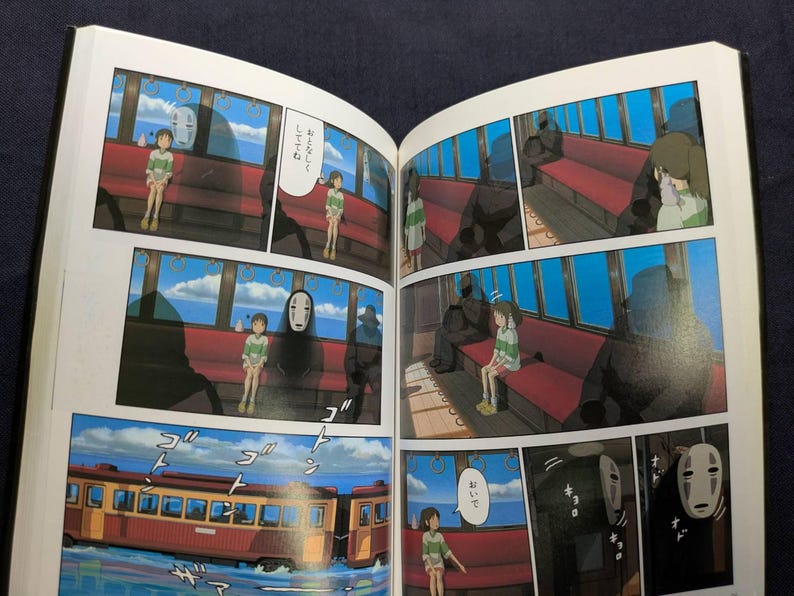 Spirited Away Film Comic Vol.1-5 Complete Set, Hayao Miyazaki, Japanese Edition, 2001 imagem 9