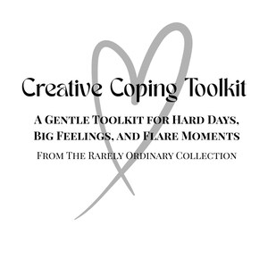 Kit de Ferramentas Criativas para Enfrentar Problemas | PDF Digital Imprimível para Autocuidado, Regulação Emocional e Apoio a Doenças Crônicas