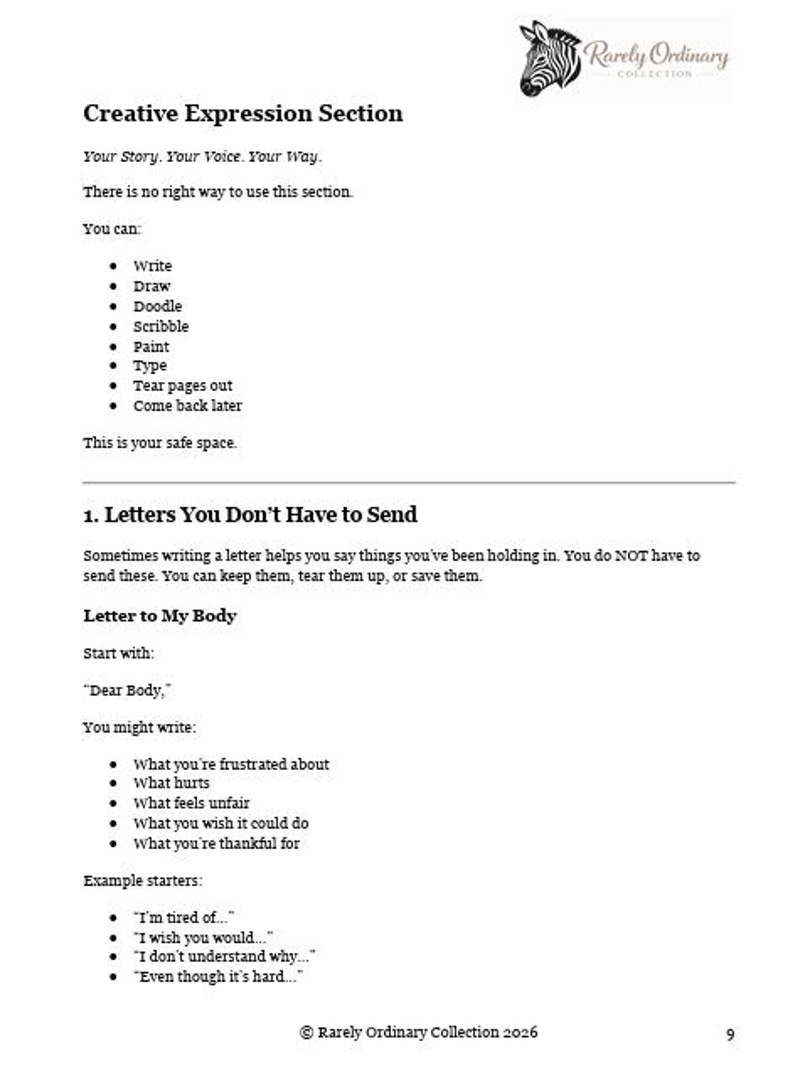 Creative Coping Toolkit | Printable Digital PDF for Self-care ...