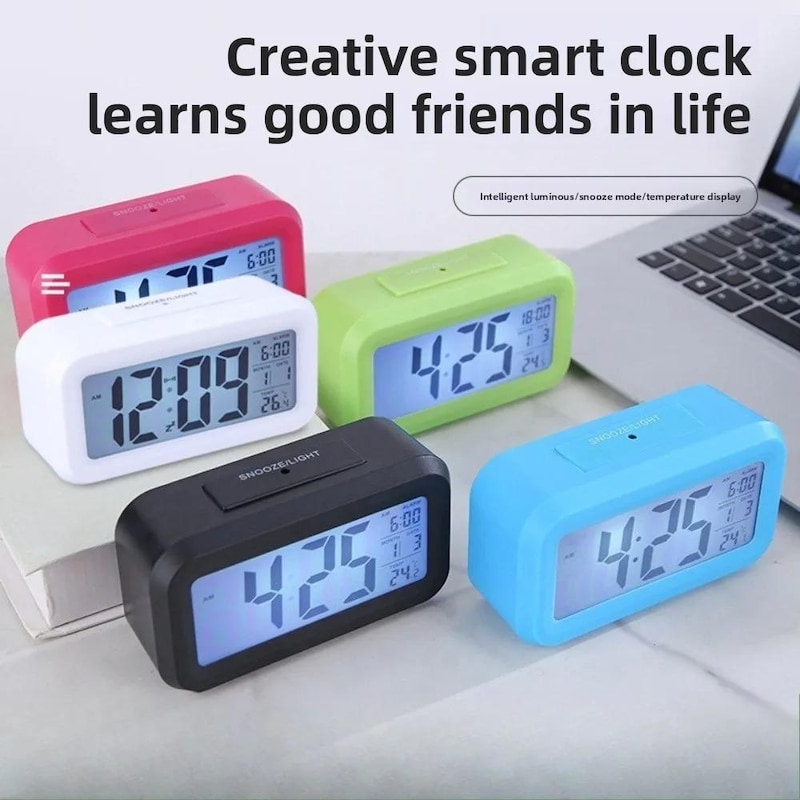 Led Lcd Clock - Etsy