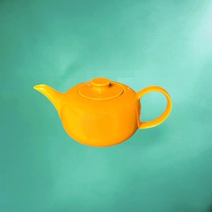 メリタ社製ドイツ・ハイデルベルクティーポット（鮮やかな黄色の陶器） - 1970年代