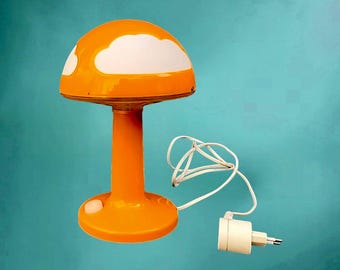 Skojig Mushroom Lamp Ikea Orange Clouds Design by Henrik Preutz - 2000s