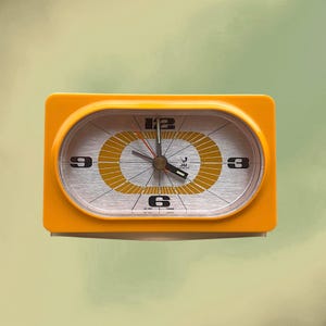 Jaz Cachic Space Age Orange Alarm Clock – 1975-1978