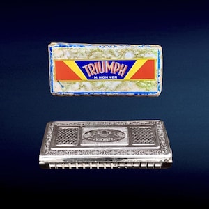 Hohner Triumph 1153/32 G Munspel med Originalask – 1960-talet