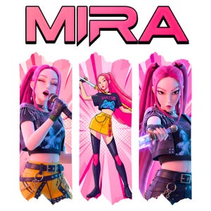 MIRA PNG, Idol Girls Group Hunter PNG, Derpy, K pop Huntr Clipart, Anime Lover Gift, Kpop Fan Shirt, K-pop art (Digital Download)