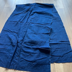 Długość tkaniny barwionej na indygo w stylu vintage w Japonii