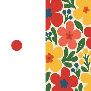 Bold Botanical Floral All Occasion Greeting Cards, Set of 20, Kraft Envelopes image 18