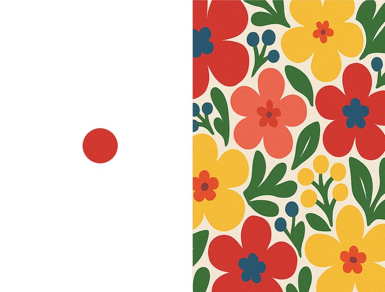Bold Botanical Floral All Occasion Greeting Cards, Set of 20, Kraft Envelopes image 18