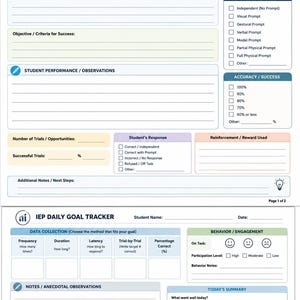 IEP Daily Goal Tracker