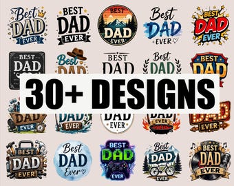 Dad Ever PNG, Father's Day Sublimation Design (Instant Download)