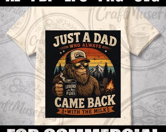 Retro Bigfoot Papa png, grappige meme Dad Sasquatch, Vaderdagcadeau (digitale download)