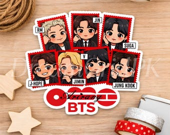 プリント＆カット BTS ステッカー、印刷可能な BTS ステッカー - 即時