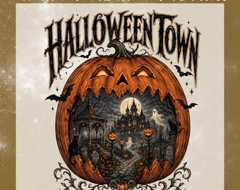 Halloweentown Est 1998 Dtf Transfers, Halloweentown University, Retro Halloweentown Heat Press, Fall Sweatshirt, Halloween dtf