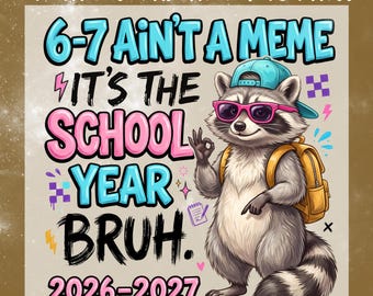 Back To School 2026-2027 DTF Transfer, Funny School Meme Ready To Press, Student Teacher School Heat Transfer